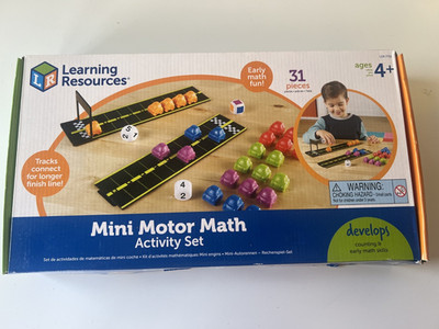 Learning Resources Mini Motor Math Activity Set - Math Manipulatives New