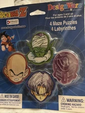 RARE Vintage New Sealed Dragon Ball Z Party Maze Puzzles NEW Anime DesignWare