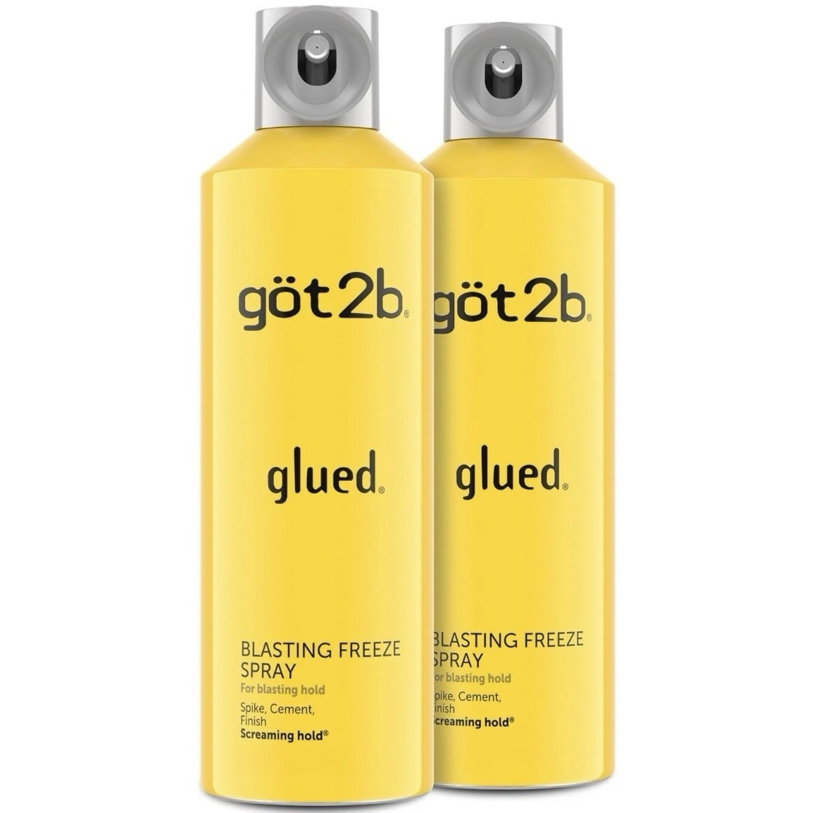 Got2b Glued Blasting Freeze Hairspray, Screaming Hold, Spiking & Cement Finish