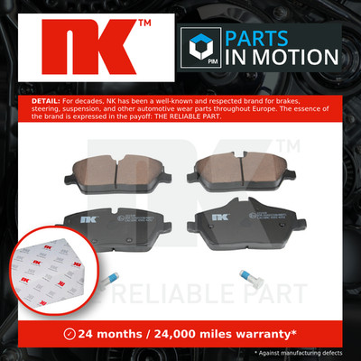 Brake Pads Set fits MINI COOPER F55, F56 1.5D Front 2013 on NK 34116860016 New