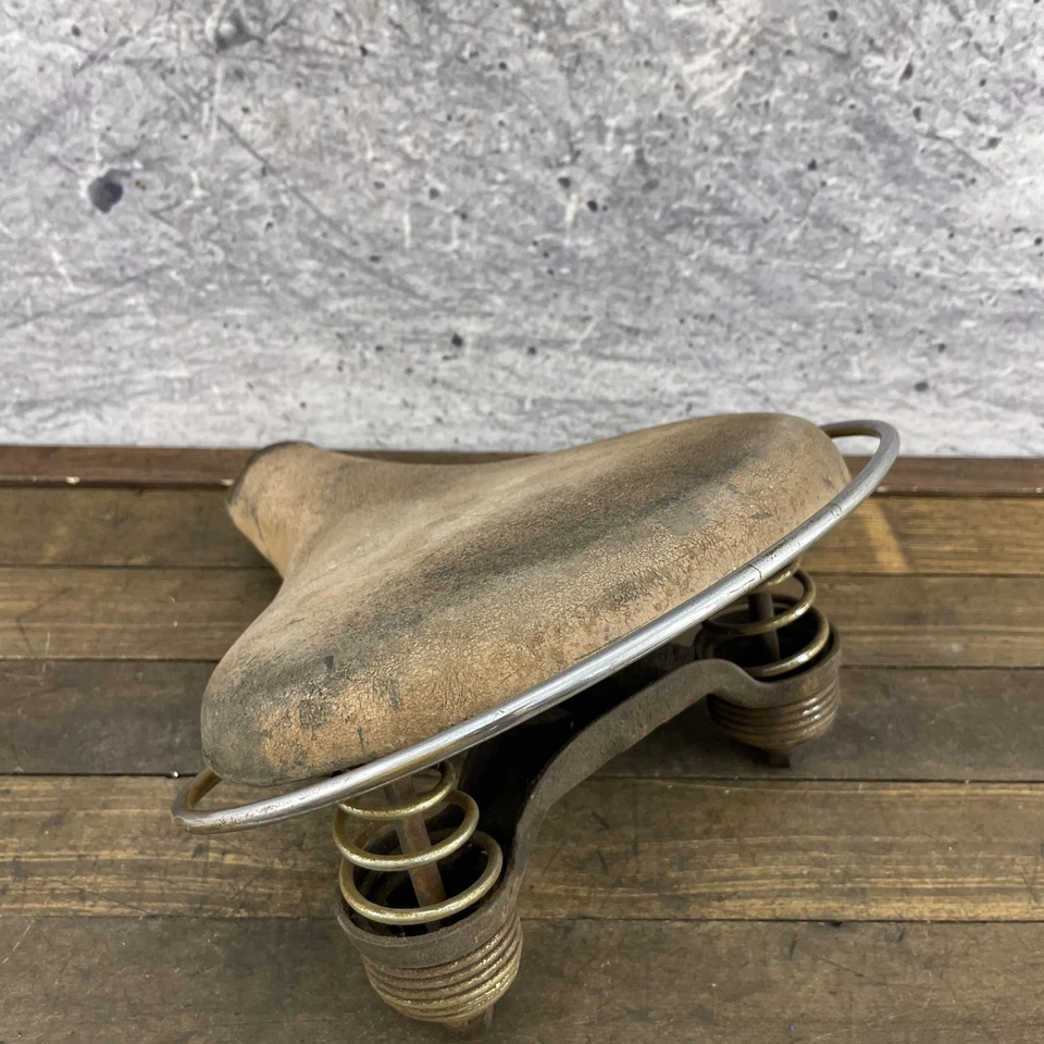 Sillín de bicicleta Springer Cruiser años 40 asiento vintage Troxel de preguerra Foto 2 de 4