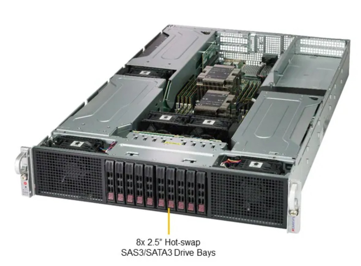 Supermicro 2U GPU Server SYS-2029GP-TR 2x Xeon 6130 32C 6x PCIe 3.0 x16 Slots