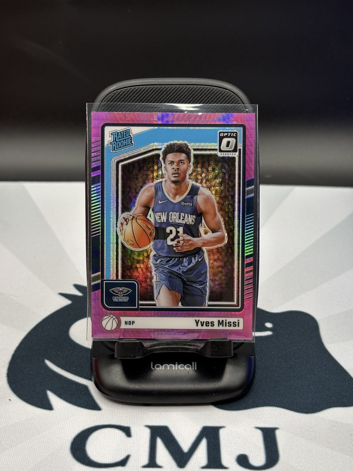 2024-25 Donruss Optic #265 Yves Missi Hyper Pink