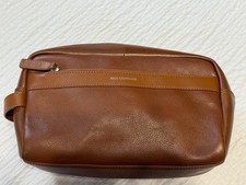 Paul Costelloe Genuine Leather Wash Bag Toile...