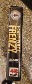 Football Frenzy Neo Geo Video Game Dog Tag SNK AES USA 1991