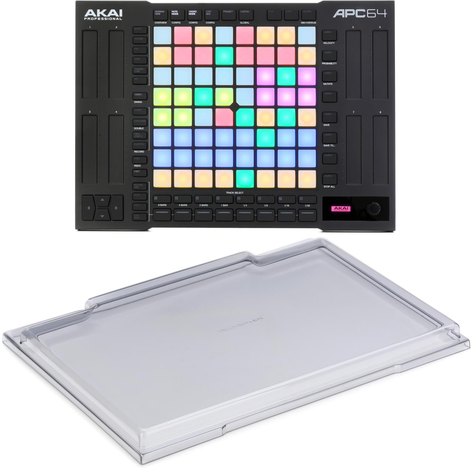 Профессиональный контроллер производительности пэда Akai APC64 с Decksaver