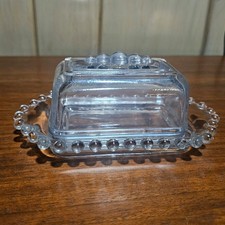 Imperial Glass Co Candlewick California Pokryty masło Koralik Top 4 X 6,5 cala
