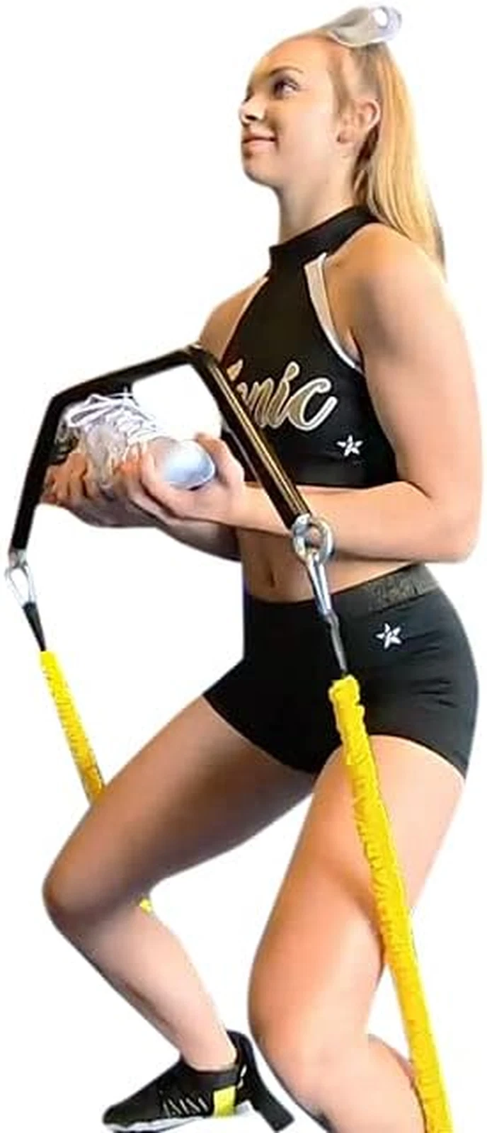 Cheerleading Resistance Band Trainer for Stunt Doubles and Bases