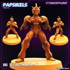 Bio Techno Man - v03c DnD Miniatures Tabletop Gaming Tabletop Miniature