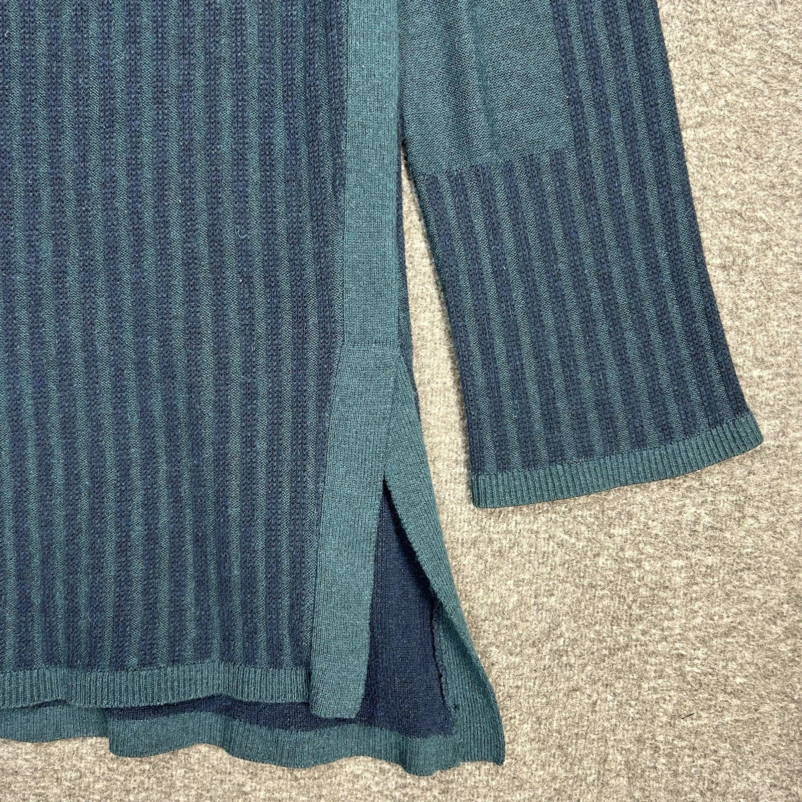 smartwool shadow pine v-neck ribbed wool blend sweater