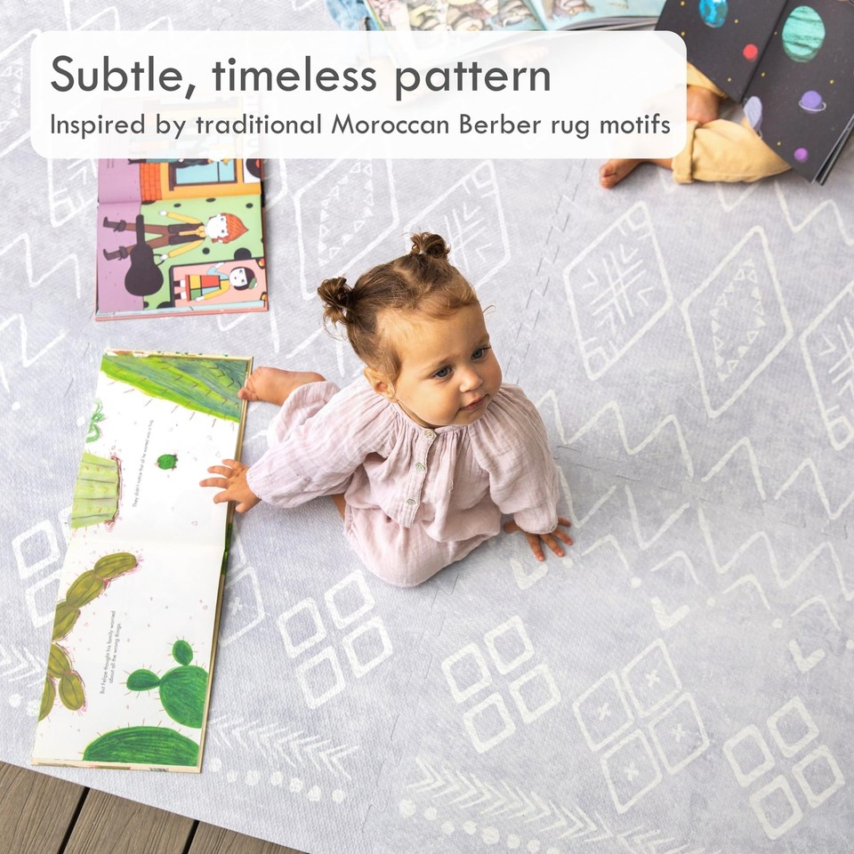 Lillefolk Baby Foam Play Mat Baby Playmat Tiles for Kids
