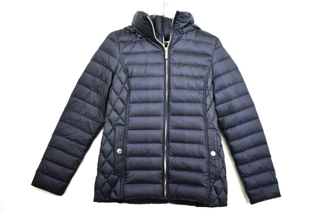 quilted nylon packable puffer jacket