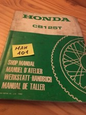 Honda CB125T CB125 T CB 125 Motorcycle Workshop Service Manual