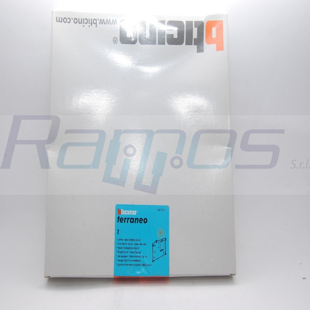 337230 TERRANEO BTICINO lotto 3 pezzi  staffa videocitofono 334332 morsettiera