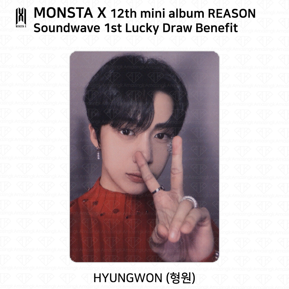 Monsta X 12th Mini Album Reason Soundwave Lucky Draw
