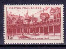 1942 FRANCE Y & T N° 539 Neuf *  AVEC TRACE CHARNIERE