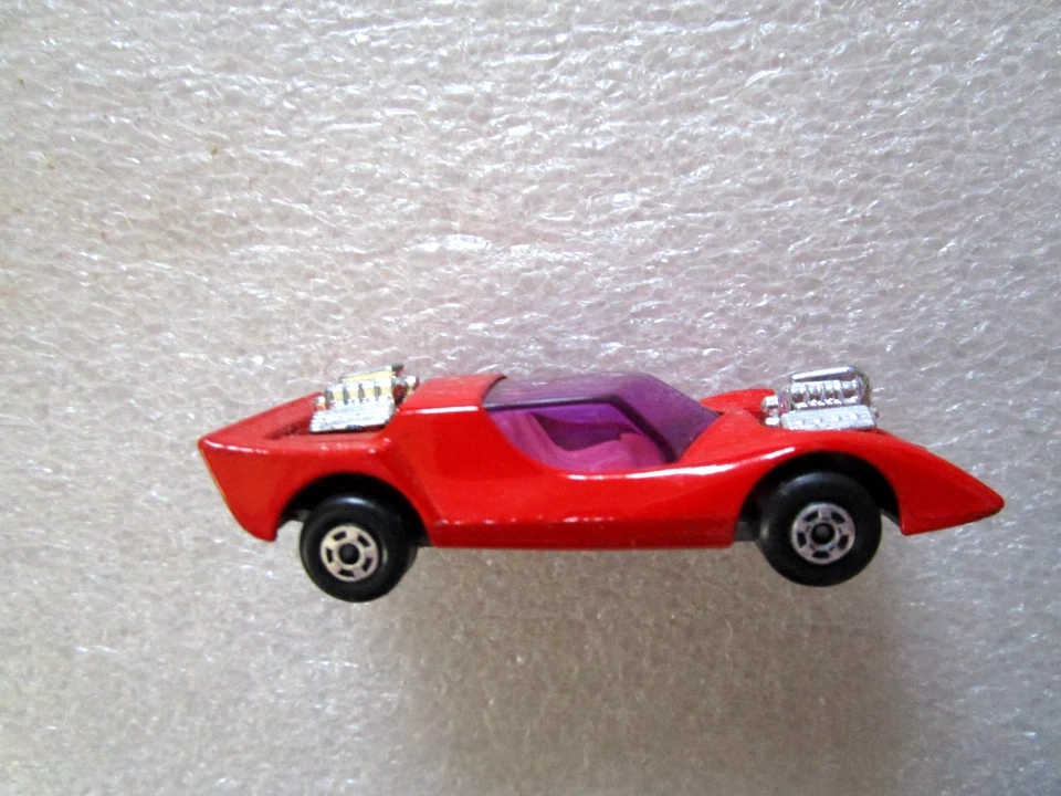 Matchbox 1971 Superfast No 4 Red Gruesome Twosome Original Box Car Mint - Image 2 of 4