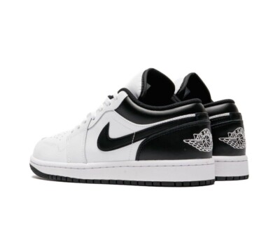 Nike Air Jordan 1 Low Reverse Panda White Black Men's Sizes 553558
