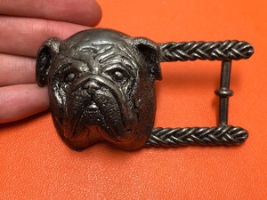 bulldog belt buckle