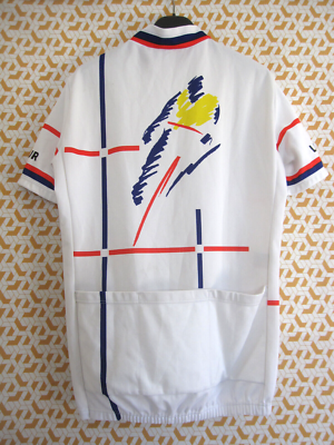 Maillot Cyclisme Castelli Velo Vintage – Homme Taille L – Short Sleeve Multicolore