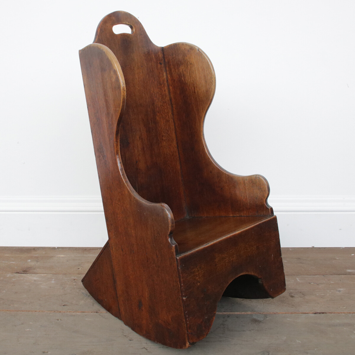 Antique Georgian Childs Rocking Chair in Early 19th Century