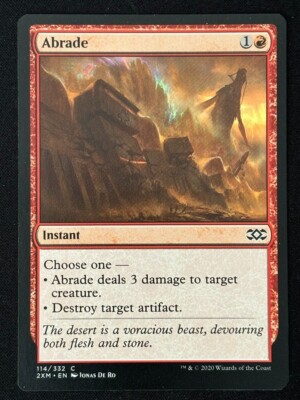 1x MTG Abrade - Double Masters (2XM) #114 - Magic the Gathering