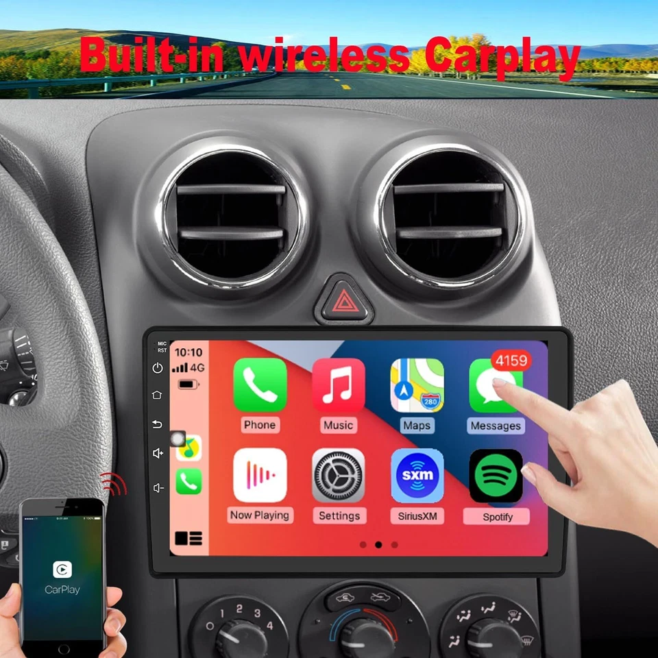 For Pontiac G6 2005 2006 2007 2008 2009 2010 Radio GPS Navi Android CarPlay 32G Foto 3 de 4