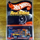 Hot Wheels RLC Real Riders Haul of Flame 1219/4500 Blue Shuttle Bus Redline 2014