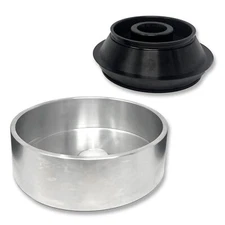 Wheel Balancer Truck Dual Collet 4.72"-6.85" Cone Back Spacer Set 40mm Shaft USA