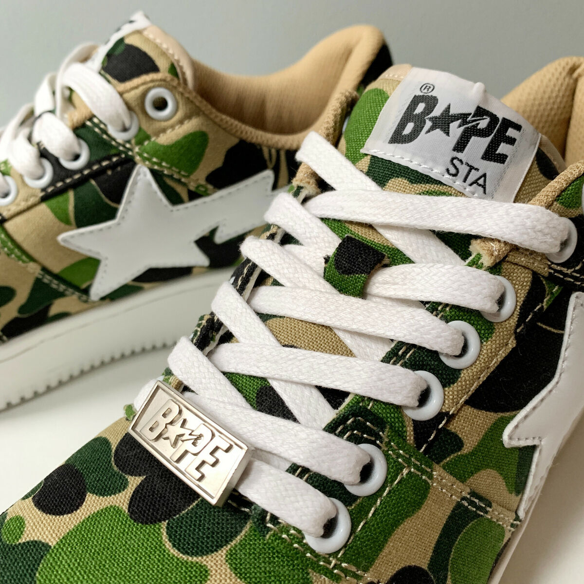 A Bathing Ape★BAPE Sta ABC Camo Green送関込み A Bathing Ape Bape Sta Bapesta Low ABC Camo Green US8 | eBay