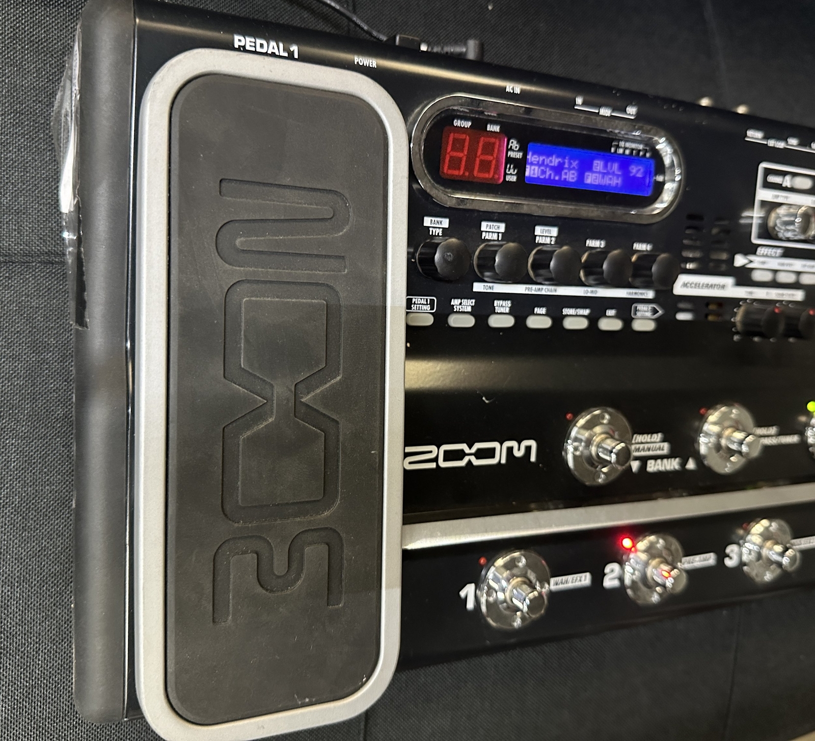 Zoom G9.2tt Twin Tube Guitar Effects Console 2000s Black eBay