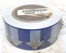 BRADY 91423 ARROW TAPE, WHITE/BLUE, 6M869, 2" WIDTH, 90 FT LENGTH, VINYL