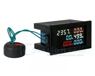 D69-2058 AC Digital Display Meter Multi-function Instrument Monitor Voltage Curr