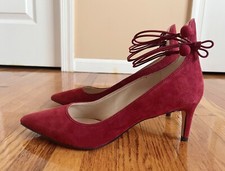 Nine West Women’s Heels Sawtelle Leather Pointed Toe Ankle Strap Classic Pumps