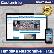 Template Inserzioni eBay HTML Professionale | Mobile Reattivo Design Universale