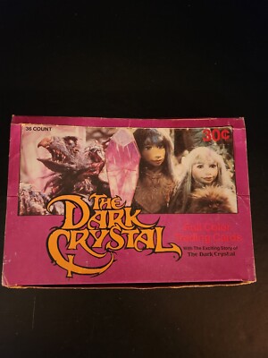 1982 Donruss The Dark Crystal The Movie Photo Card 36 Unopened Wax Packs Box