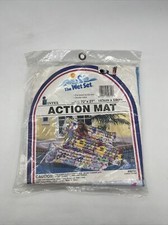 Vintage Intex The Wet Set Action Mat Beach Print Pool Float Style 59711 72  x27  