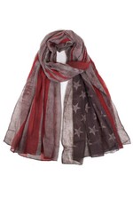ScarvesMe Women Fashion Stylish American Flag USA Print Scarf