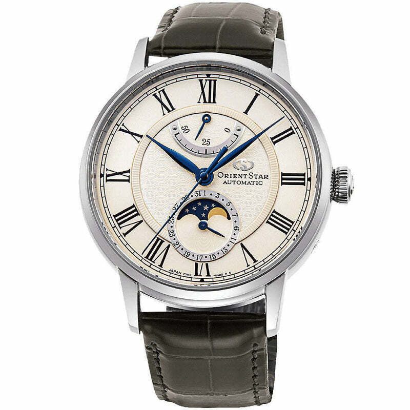 ORIENT STAR PRESTIGE MECHANICAL MOON PHASE MEN WATCH RK ORIENT STAR PRESTIGE MECHANICAL MOON PHASE MEN WATCH RK