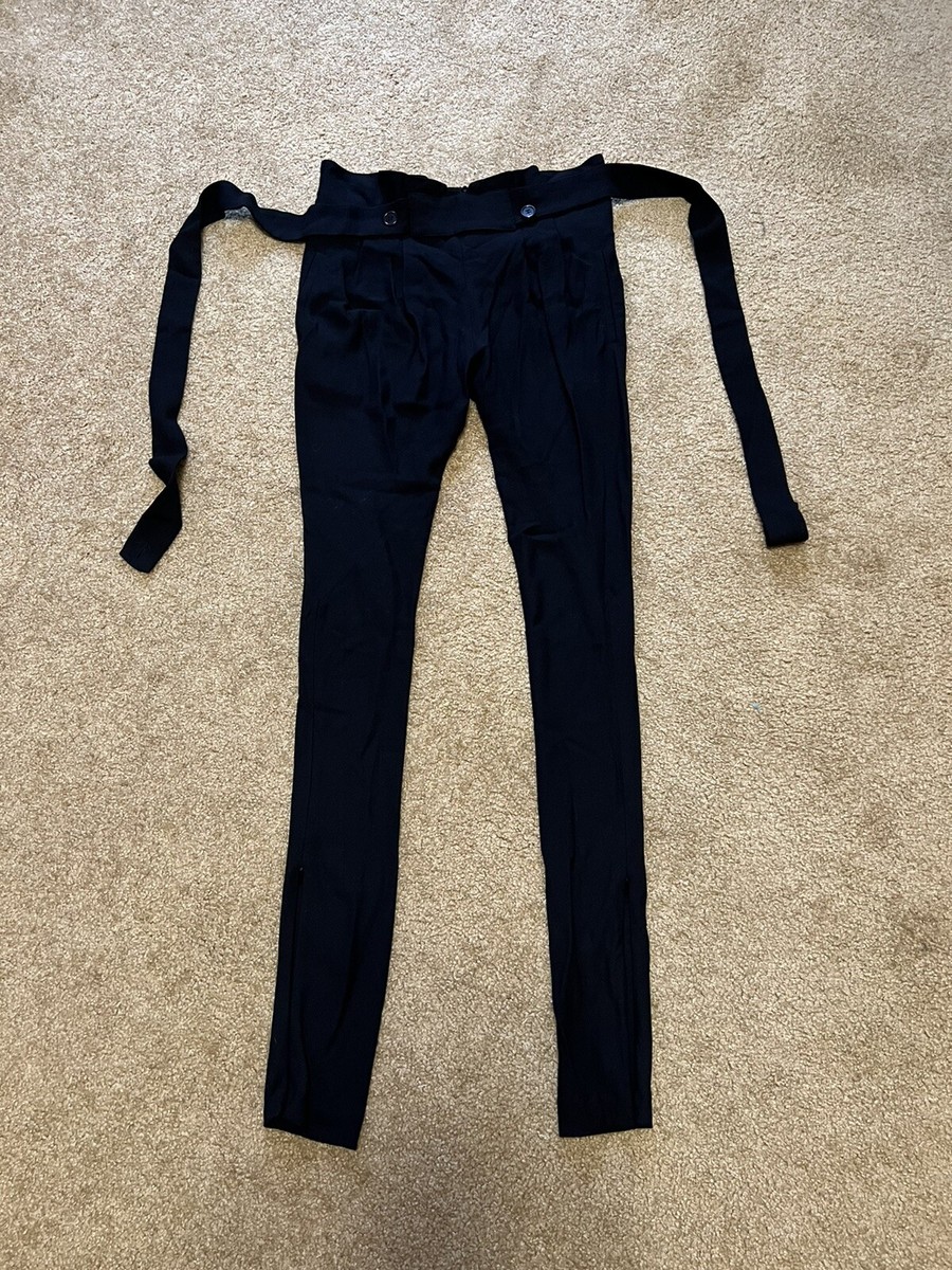 パンツ BALENCIAGA Woman Pants Black 770520TPT15 1000 Balenciaga Slacks Women's Black Pants Trousers Sz 36 ~XS | eBay