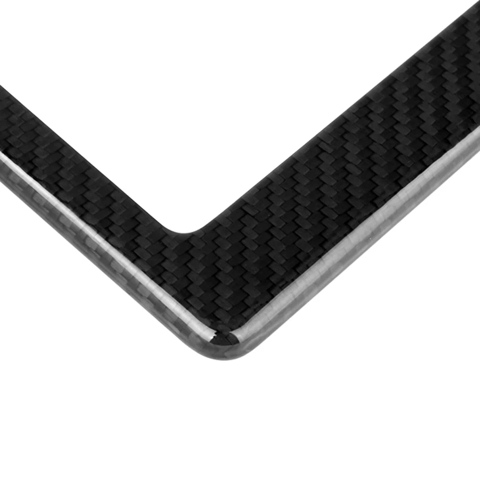 Reflective Stinger GT Real Black 100% Carbon Fiber License Plate Frame - Image 2 of 4
