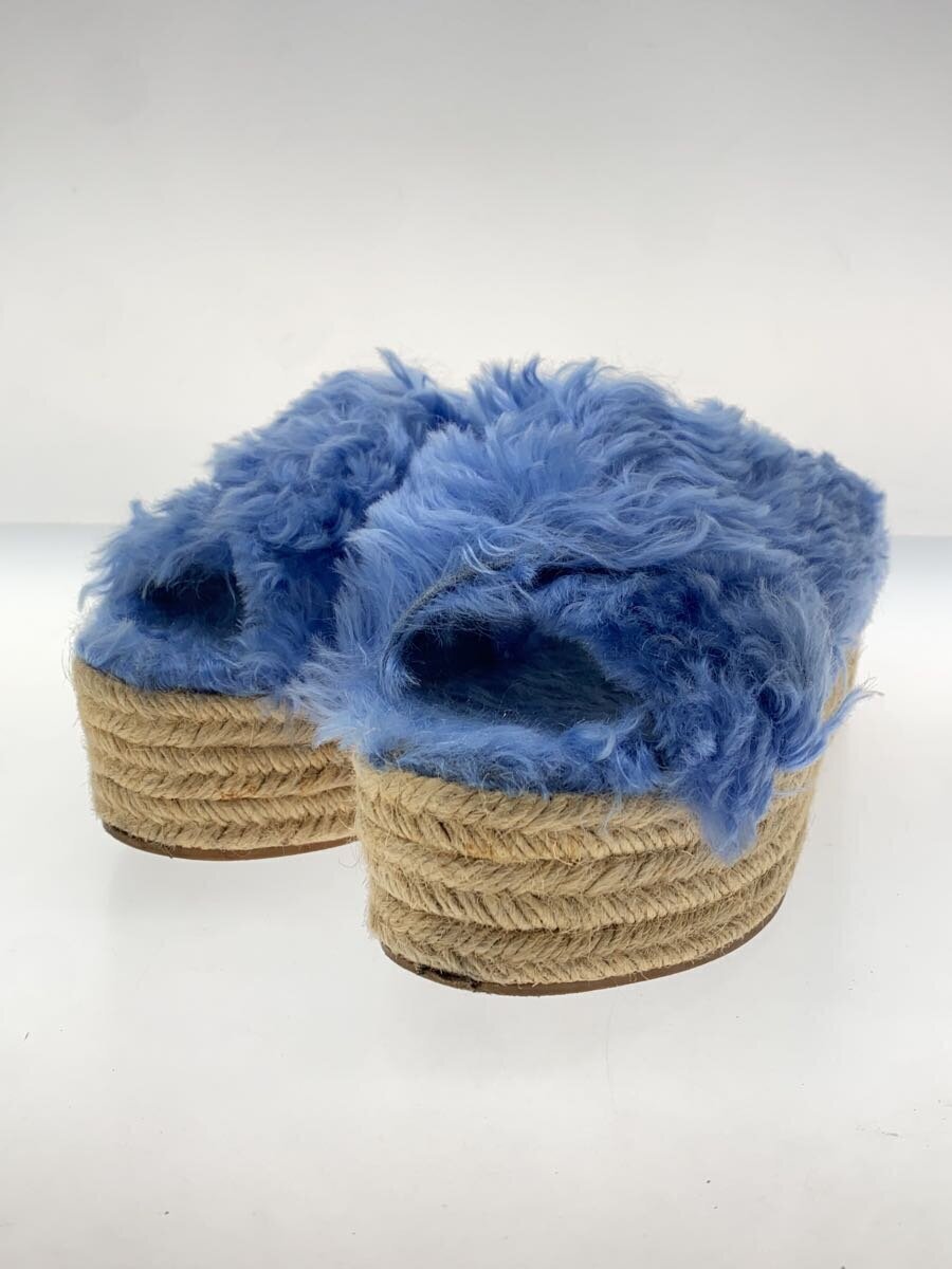 MIU MIU ◇ Sandals / 36 / BLU / Blue / Fur | eBay