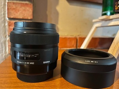 SIGMA 30mm f/1.4 DC HSM Art SA Mount w/ Hood - Excellent - USA