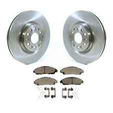 Front Disc Brake Rotors Semi-Metallic Pad Kit For Cadillac XT5 Buick Enclave XT6