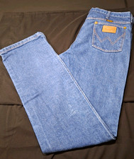 34x36 Vintage Wrangler 936PWD Made In USA Cowboy Cut Slim Fit Men’s Indigo