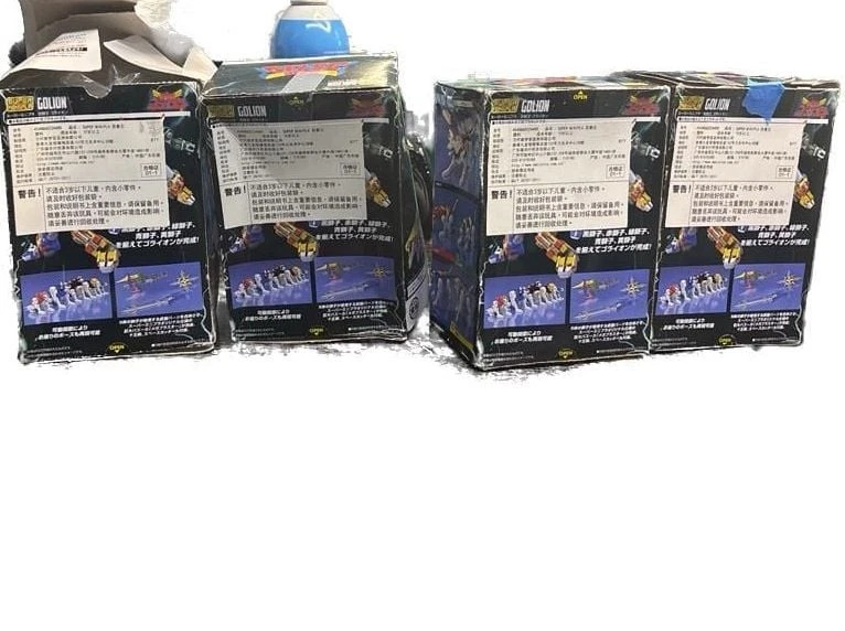 Vintage GoLion Super MiniPla Voltron Action Figure Set - 4 Figures in Original B - Image 3 of 4