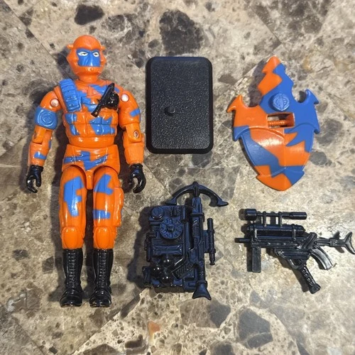 Vintage GI Joe 1989 Alley Viper Near Complete Hasbro Action Figure