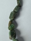 Rough Emerald Polished Nugget Vintage Necklace Sterling Clasp 18.5" — photo 5