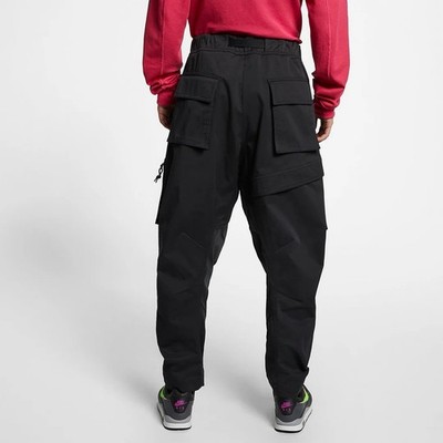 Nike NikeLab ACG Woven Cargo Pants Black Oversized BQ7293-010