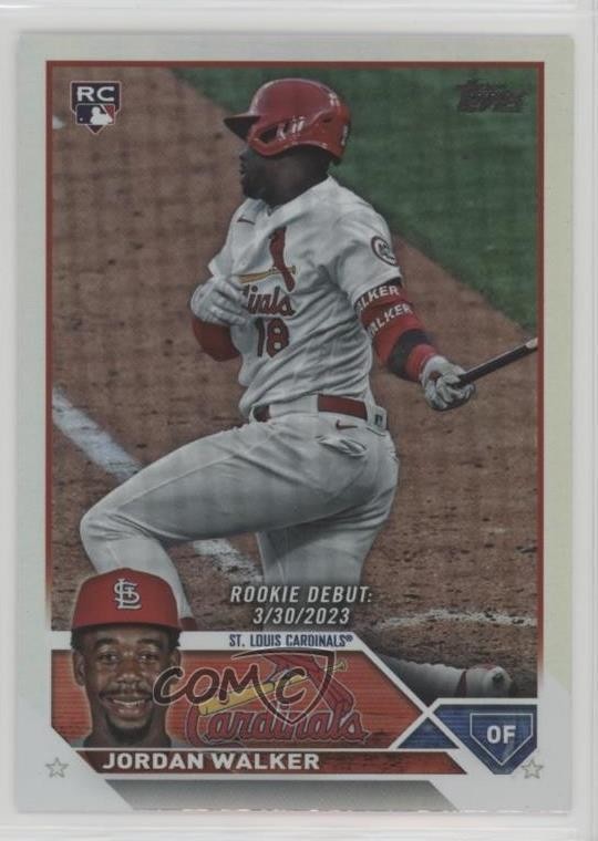 2023 Topps Update Rookie Debut Rainbow Foil Jordan Walker #US122 Rookie RC 06z2